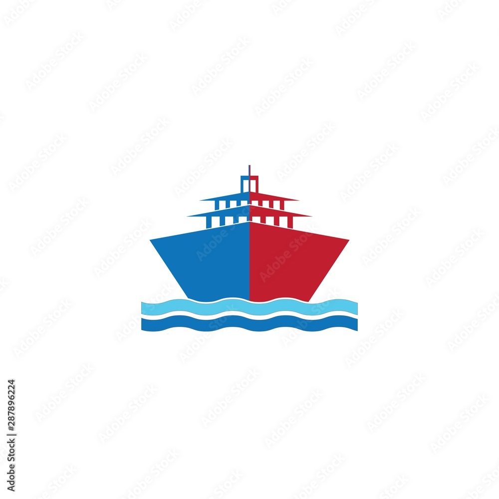 Boat logo template icon design Boat logo template icon design