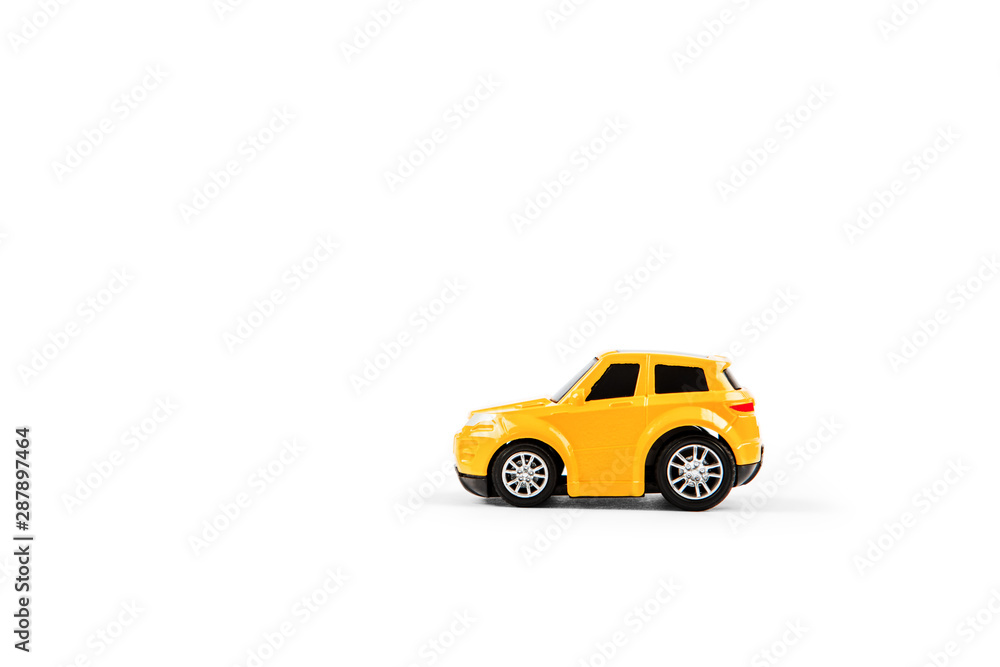 model car isolated on white background