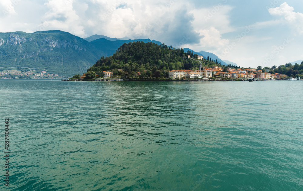 Town of Bellagio on lake Como, Italy