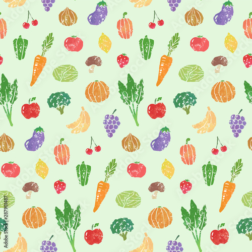 野菜果物パターン