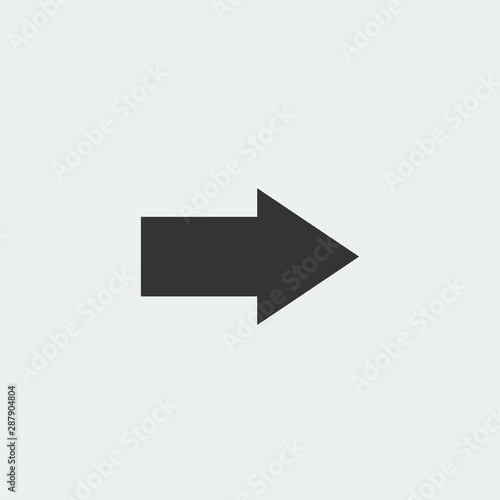 Free Download arrow vector icon sign illustration grey background - GFXLoad