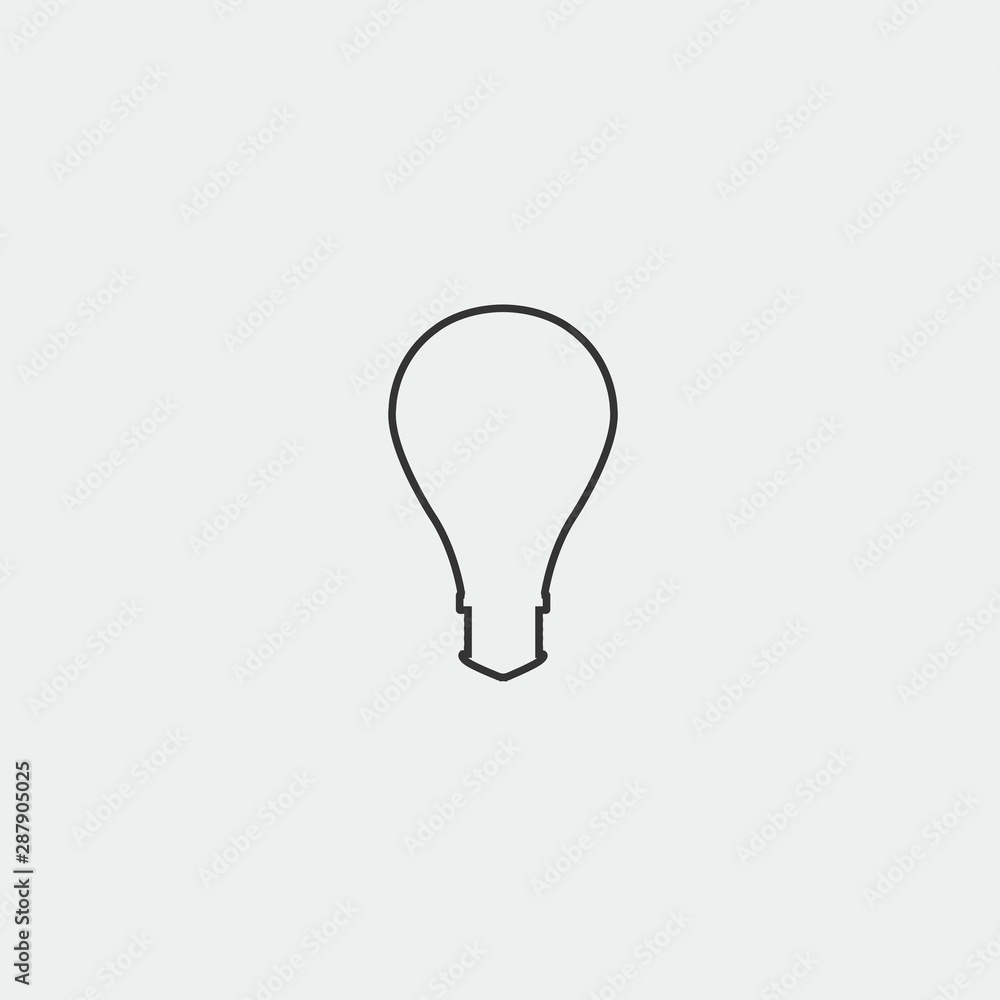 bulb vector icon illustration design grey background bulb vector icon illustration design grey background