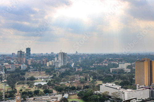 Skyline of Nairobi City in Kenya © Anna