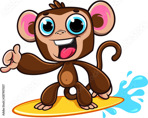 Surfing Monkey