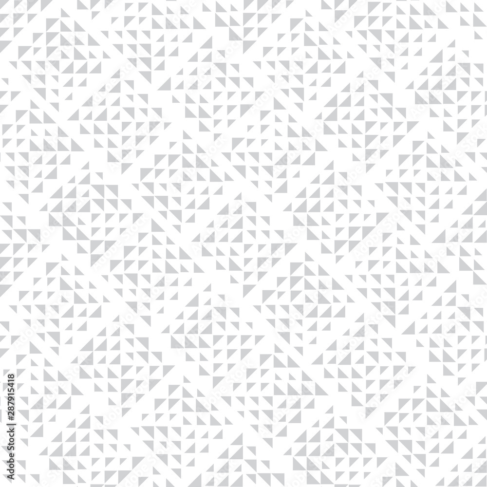 Fototapeta premium abstract seamless geometric triangle vector pattern, modern background square texture, trendy fashion pillow design