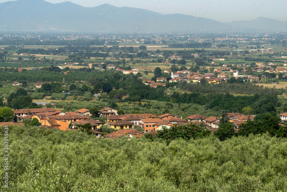 Fototapeta premium Landscape in Chianti at summer