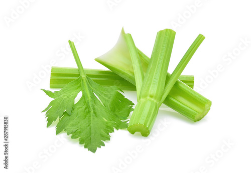 celery isolated on white background