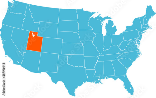 map of Utah
