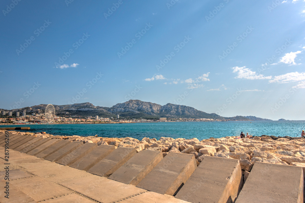 Prado Beach, Marseille, France