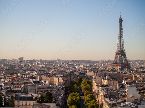 Fototapeta Naklejka Na Ścianę i Meble -  Paris and the Eiffel Tower