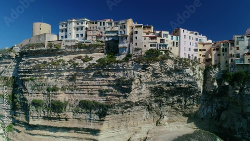 Falaises de Bonifacio vues du ciel