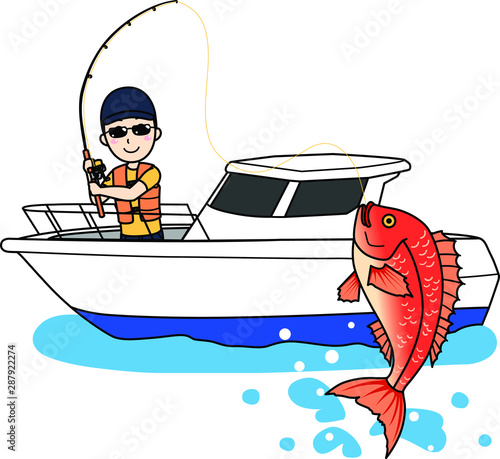 釣りで真鯛をゲット