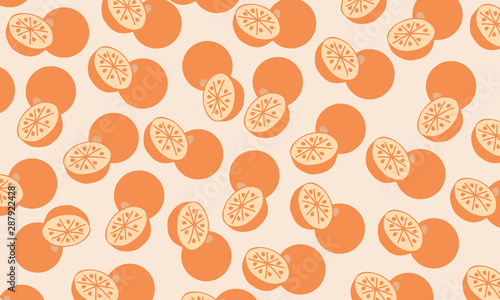 A small orange pattern background