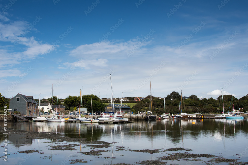 View of the river in Millbrook, Torpoint, England, Europe