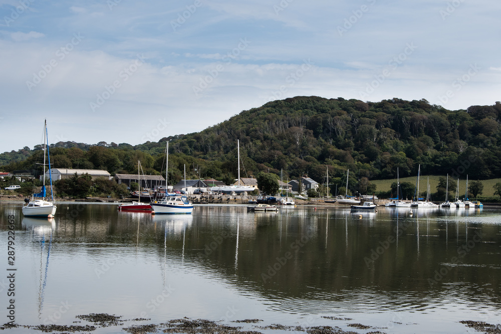View of the river in Millbrook, Torpoint, England, Europe View of the river in Millbrook, Torpoint, England, Europe