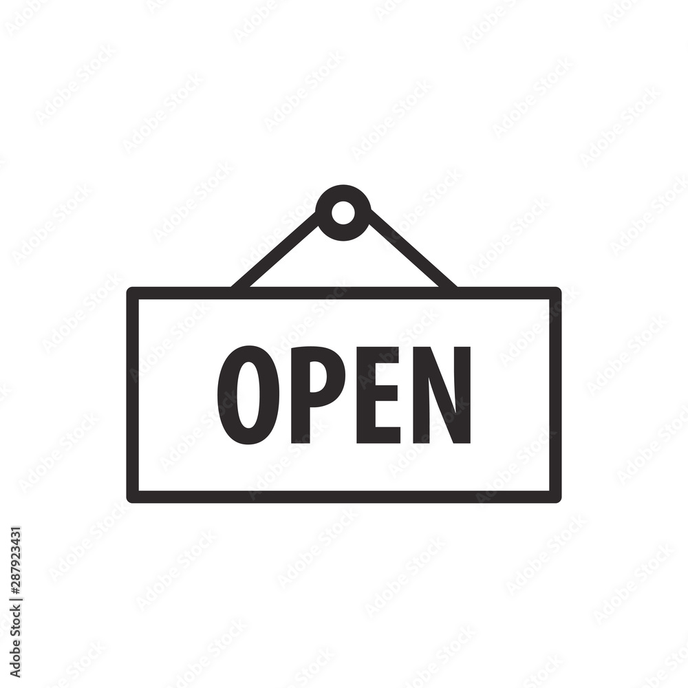 open icon vector design illustration open icon vector design illustration
