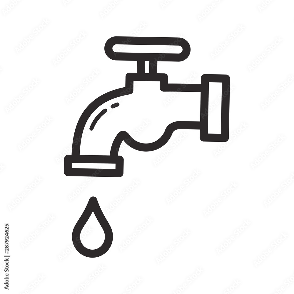 tap water icon vector design illustration tap water icon vector design illustration