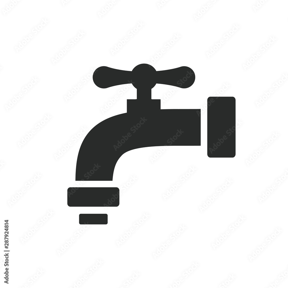 tap water icon vector design illustration tap water icon vector design illustration
