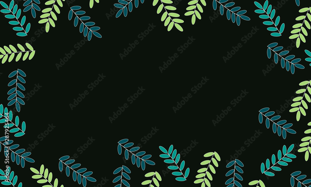 Colorful Leaves Flower Background