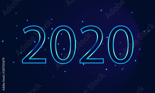 New year 2020 Background