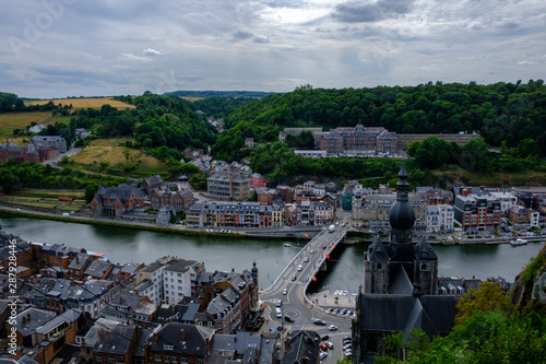 Dinant, Belgio, vista dall'alto della cittadella photo