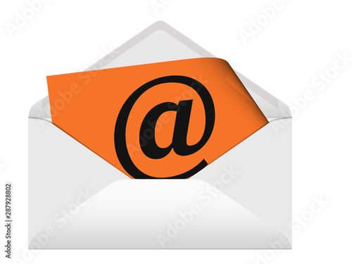 E-Mail, Symbol im Briefumschlag