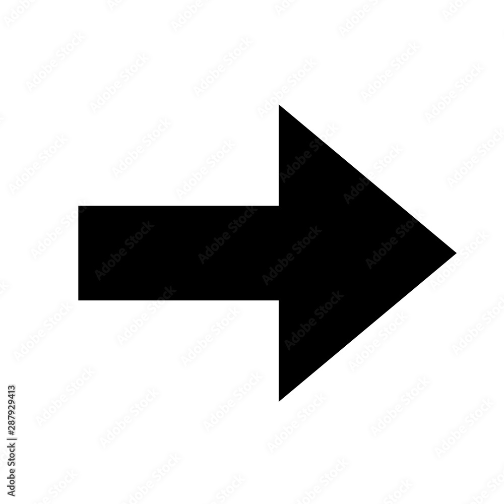 Vector arrow icon. black arrow icon with trendy flat style icon isolated on white background Vector arrow icon. black arrow icon with trendy flat style icon isolated on white background