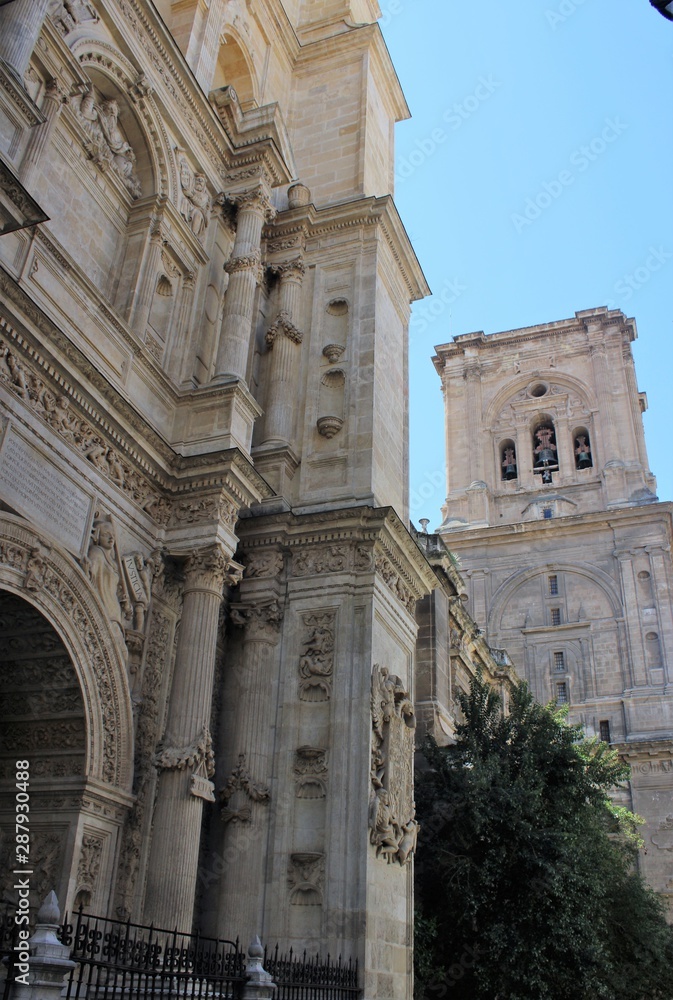 Obraz premium Fachada de la Catedral de Granada
