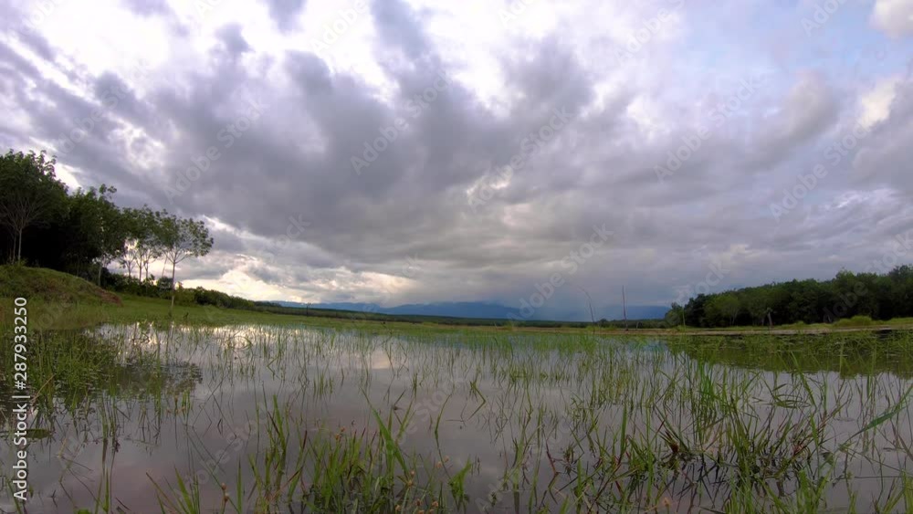 plantation sunset view time lapse plantation sunset view time lapse