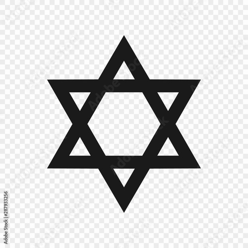 symbol of judaism isolated