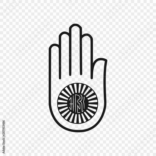 Quadro em tela symbol of Jainism
