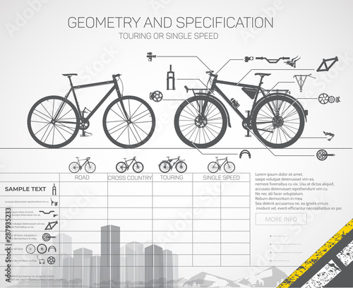 City bikes, touring or single speed.