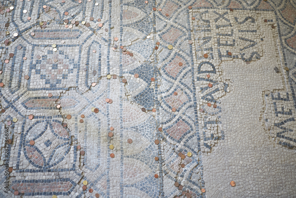 Obraz premium Classe, Italy - August 06, 2019 : View of Santa Apollinare in Classe church interior.
