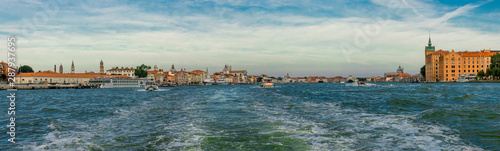 Panoramic view of Venice from the sea, Italy © fotomaster