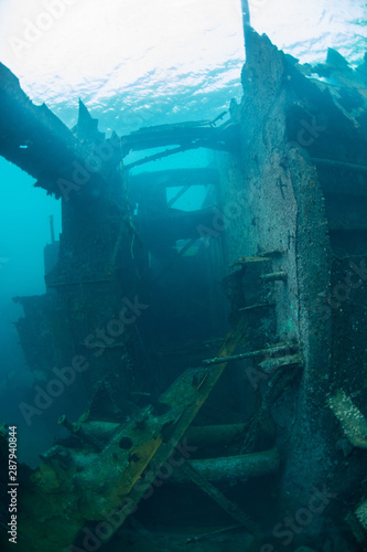 Wreck of Minenräumschiff 26 MRS26 at Hopseidet, Norway © Joern