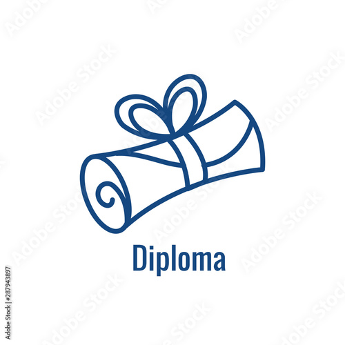 Student Education Icon with imagery depicting the education process and payment