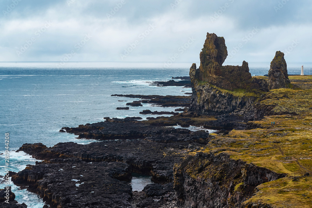 The sea cliffs at Londrangar, Iceland