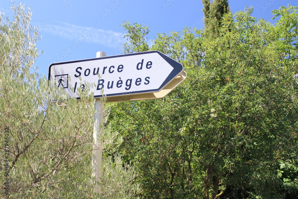 Visite des sources de la Buèges, Hérault, France