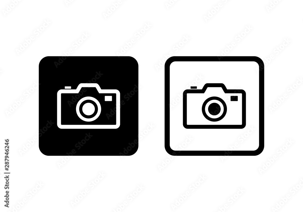Camera icon vector Camera icon vector