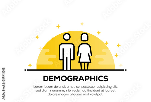 DEMOGRAPHICS ICON CONCEPT