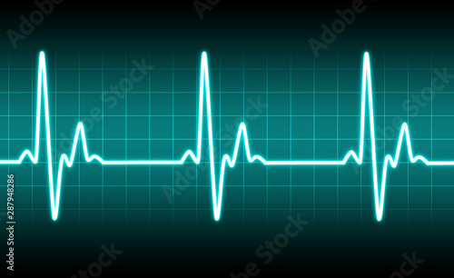 electrocardiogram heartbeat pulse heart background 