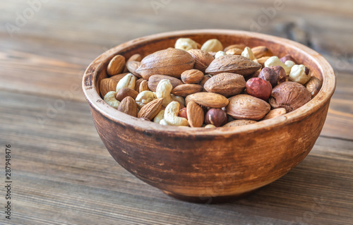 Bowl of nuts