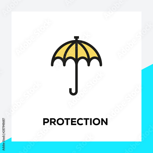 PROTECTION LINE ICON SET © relif