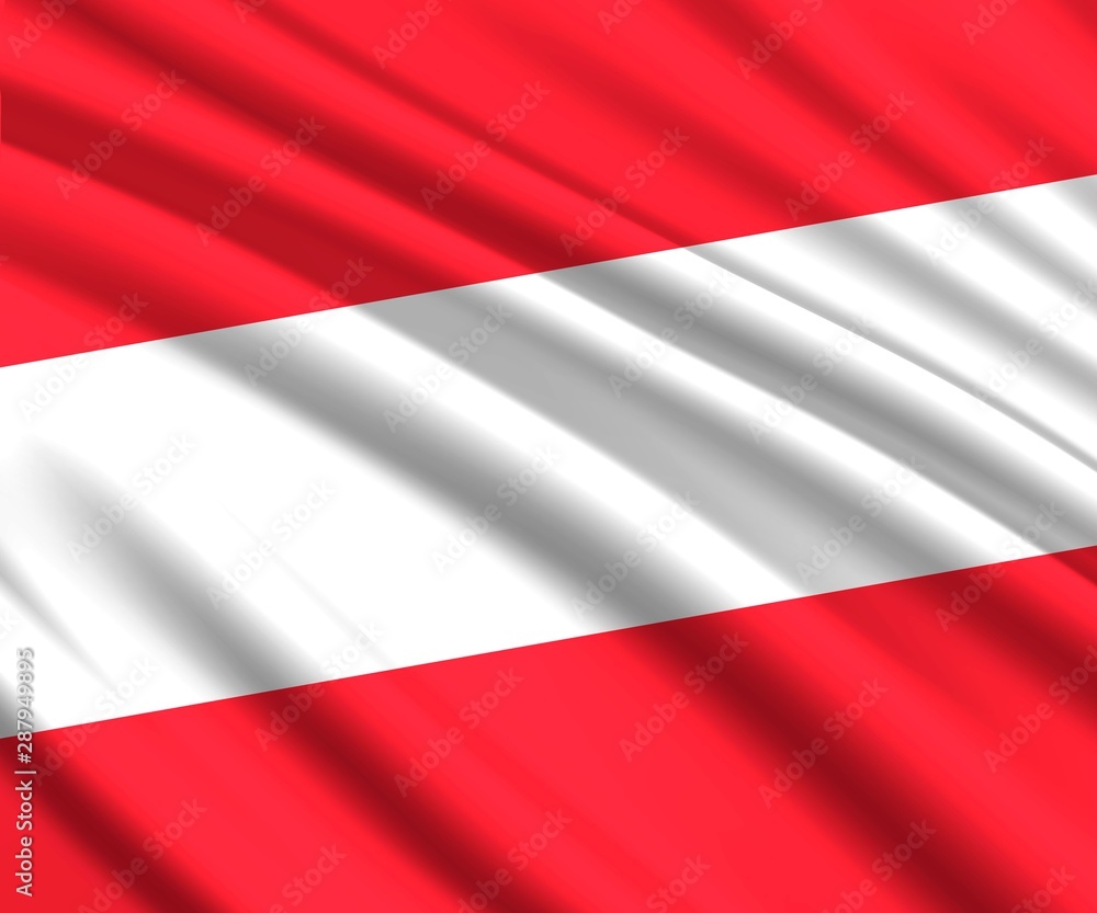 Obraz premium 3d waving flag