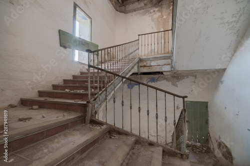 staircase in an old building