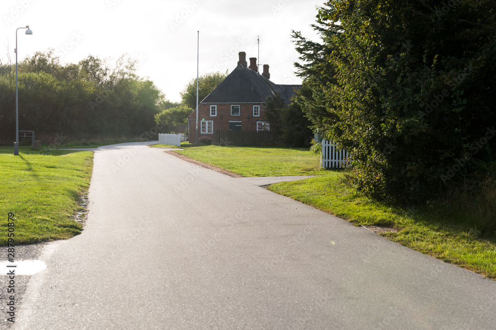 Fototapeta premium Straße in Dänemark