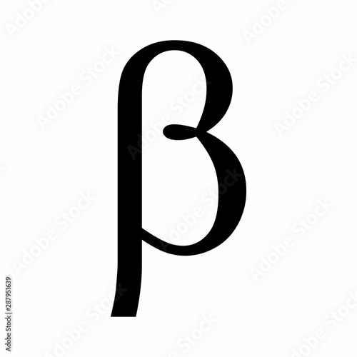 Black Beta symbol