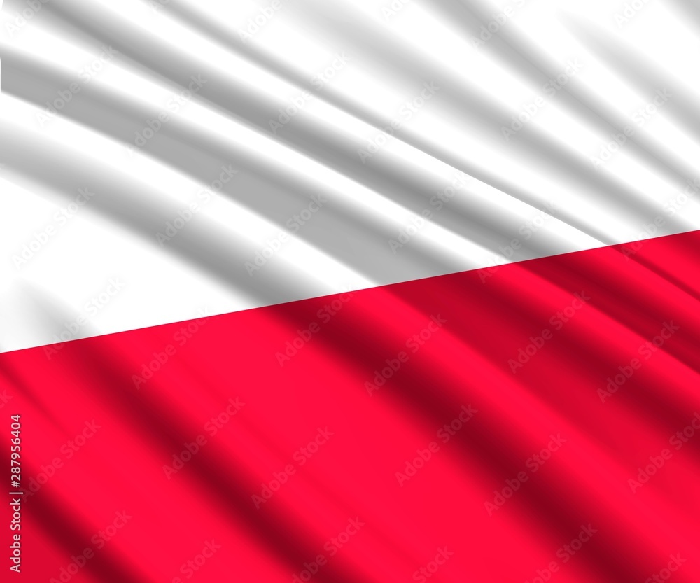 Obraz premium 3d waving flag