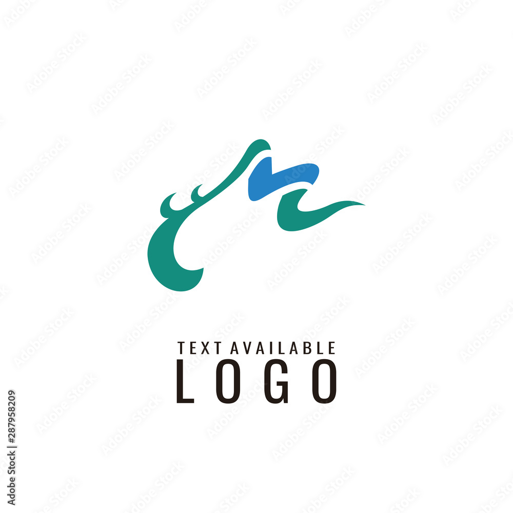 Obraz premium letter m logo design template