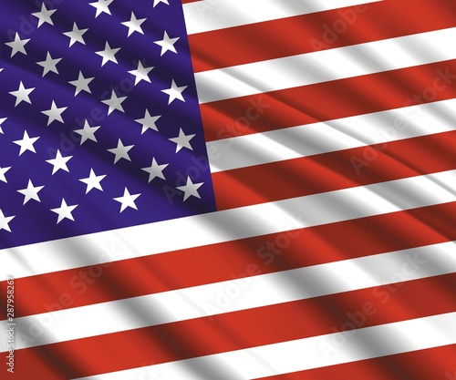 3d waving flag